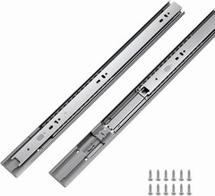 10 Pairs 22 Inch Soft Close Drawer Slides Side Mount Full Extension 100 LB