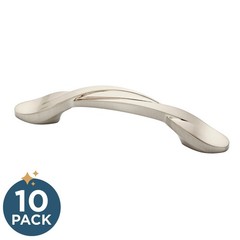 Franklin Brass (10-Pack) – Satin Nickel Cabinet Handles, 3 Inch Hole Center, …