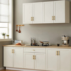 20 Pack Stainless Steel Brushed Gold Kitchen Cabinet Handles Square Drawer Pulls