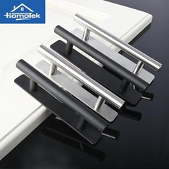 4 Pack 5 Inch Adhesive Sliding Closet Door Handles Brushed Stainless