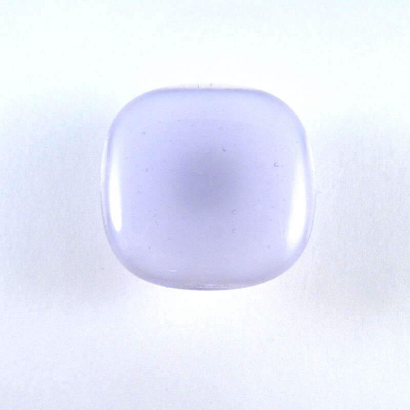 Blizzard Glass Cabinet Knob – Colormax (118 colors) Rounded Square Purple