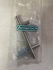 Amerock Bar Pulls | Sterling Nickel | 3″ (76mm) | Cabinet Hardware | 1 Pack