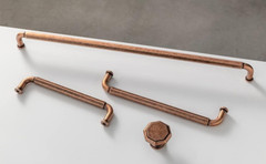 Antique Copper Cabinet Pulls – 6 Pack 7.5 Inch Kitchen Drawer Handles