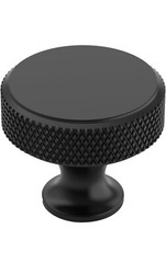 Coinkoly 10 Pack 1-1/5″(30mm) Matte Black Knurled Cabinet Knobs for Dresser…