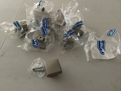Lot Of 10 | Amerock Cabinet Knob | Satin Nickel | 1-1/2 inch| Missing Few Screws