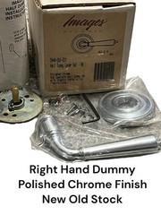 Baldwin 5440-260-RDM Dummy Lever Set w/5048 Rose Right RH Polished Chrome NOS