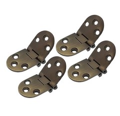 Solid Brass Table Folding Flip Top Hinge, 2-3/4″ x 1-3/16″, Antique Brass, 4 …
