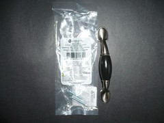 28 Liberty Satin Nickel&Black Spoon Foot Cabinet Pulls.