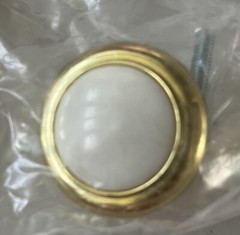 [2 Pack]AMEROCK #244WPB Allison Cabinet Knobs 1-1/4″