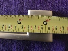 10 Metal Modern 5″ Brushed Gold Drawer Door Pulls Handles W/ Screws New