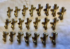 22 Michael Aram Twig Brass Drawer or Cabinet Pulls Knobs