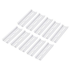DIN Rail Slotted Aluminum Mounting Guide 4″ x 1.4″ x 0.3″ Pack of 20 Pcs