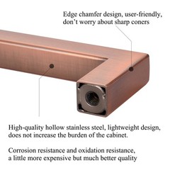 20 Pack Antique Copper Cabinet Handles – Stylish Kitchen Drawer Pulls