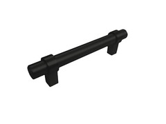 Cabinet Pulls 128mm Black Modern Bar Transitional Kitchen Bath Drawer Pulls