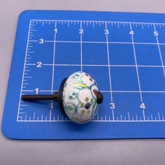 x 16 Multicolor Floral Design Ceramic Porcelain Cabinet Door / Drawer Pulls
