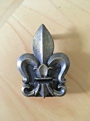 Vintage Pair of 3/8″ Offset Zinc Alloy Die Cast Gold Hinges for Cabinet Cupboard