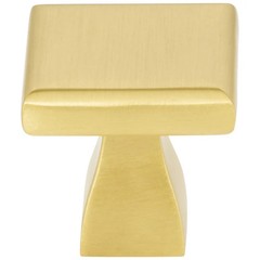 Elements Hadly 1″ Length Square Knob, Brushed Gold – Hardware for Kitchen & Bath