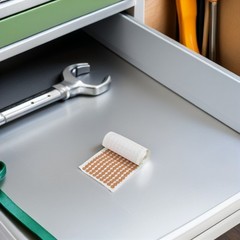 Reusable Cork Cabinet Door Stoppers Anti Slip Pads Light Brown