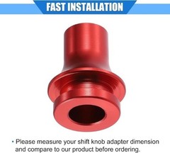 Shift Knob Adapter M10x1.5 for Manual Transmission, Universal Shifter Boot Retai