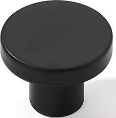 10 Pack Cabinet Knobs Black Kitchen Cabinet Knobs Round Dresser Drawer Knobs Mat