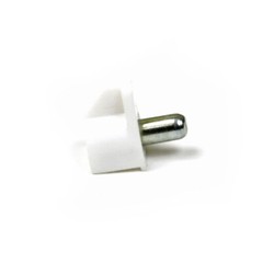 100 pack 5mm White Plastic Metal Adjustable Shelf Support Pins
