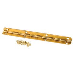 Highpoint Small Piano Hinge Brass Plated 115mm x 9mm