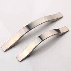 1-50PCS Modern Alloy Kitchen Cabinet Handles Drawer Pulls Brushed Nickel Pulls