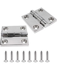 Boat Flush Hatch Door Hinges Stainless Steel Marine Hinges 1.5” X 1.5”