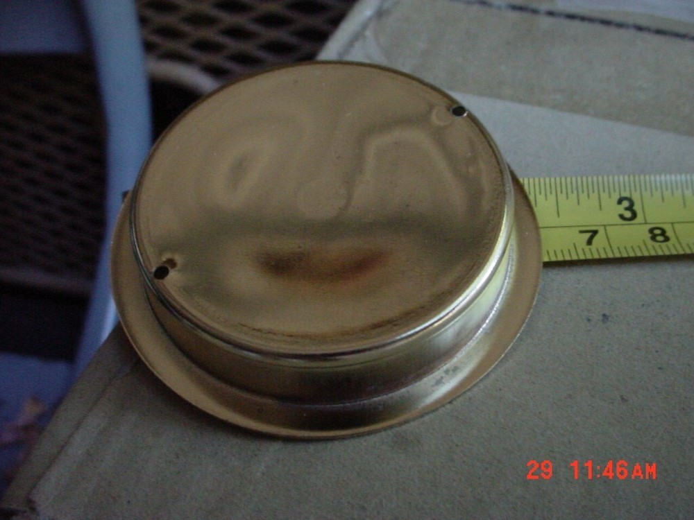 100 Recessed Sliding Closet Door Cup Pulls Polished Brass Color 2″ Inset
