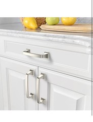 Amerdeco 30 Pack Brushed Satin Nickel Cabinet Hardware – 3-3/4 Inch(96mm)