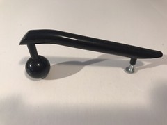 Siro Designs Cabinet Door Pull Contemporary Black Gloss Plastic  3-3/4″ 96mm