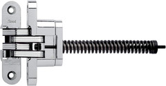 Sleek Silver Invisible Closer Hinge for Seamless Door Closure