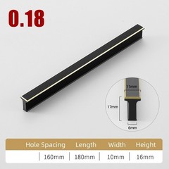 Cabinet Handles Drawer Pulls Knobs Cupboard Handle Door Pull T-shaped