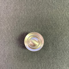 (5 Pack) 1-1/4 inch Target Round Knob Satin Nickel