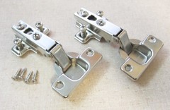 2 New LIBERTY H48 Cabinet Hinges 110º, Self Close w/ Slide-On Plates H0BZ (LHMC)