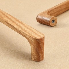 Burlywood Round 7-1/2in 8 Pcs Wooden Drawer Pulls Handle for Cabinets Kitchen…