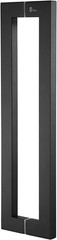 TG-6013 600mm Square Stainless Steel Push Pull Door Handle, Matt Black