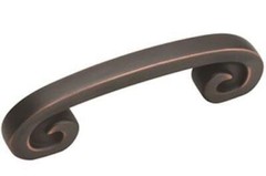 (5 Pack) 3 inch Swirl’Z Cabinet Pull Oil Rubbed Bronze