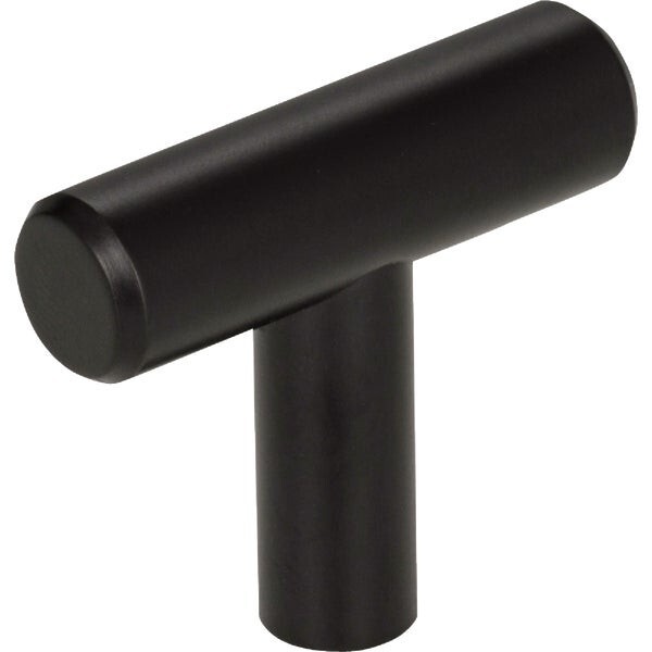 (30)-Naples 1-9/16″ Length Matte Black Cabinet Door Drawer Bar Knob 40MB